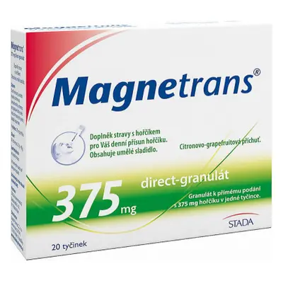 MAGNETRANS 375mg 20 tyčinek granulátu