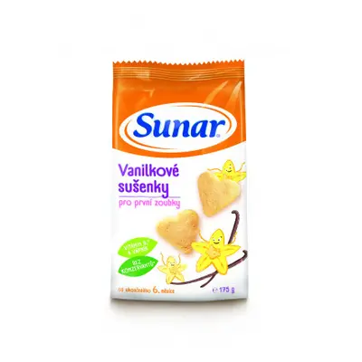 Sunar vanilkové sušenky 175g