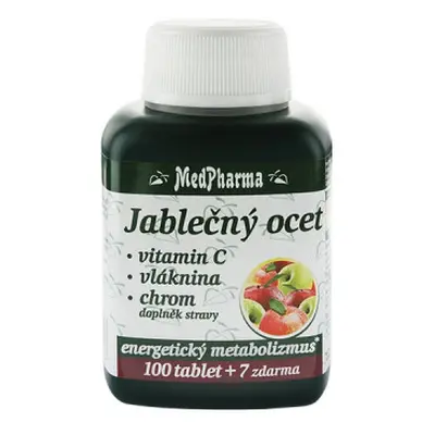 MedPharma Jablečný ocet+vlák.+vit.C+chrom tbl.107