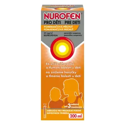 NUROFEN PRO DĚTI POR 20MG/ML POR SUS 200ML II