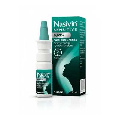 Nasivin Sensitive 0,05% 0,5 mg/ml nas.spr.sol. 1 x 10 ml