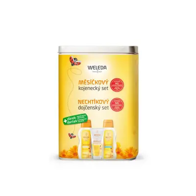 Weleda měsíčkový kojenecký krém 75 ml + Měsíčková kojenecká koupel 200 ml + měsíčkový kojenecký 