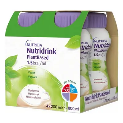 NUTRIDRINK PLANTBASED S PŘÍCHUTÍ KÁVY 4POR SOL 4X200ML