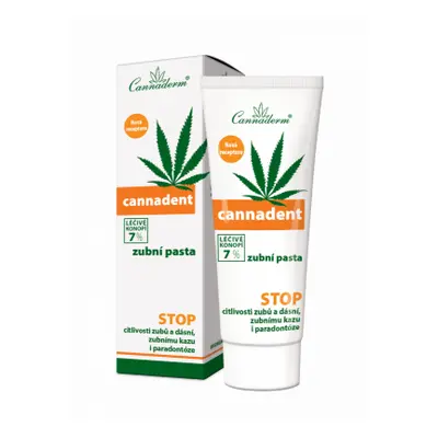 Cannaderm Cannadent zubní pasta NEW 75g