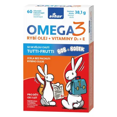 Vitar Kids Omega 3+vit.D+vit.E cps.60