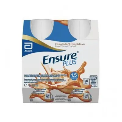 Ensure Plus čokoládová příchuť por.sol.4x220ml