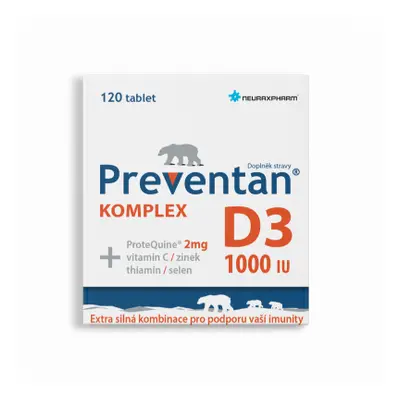 Preventan Komplex D3 1000IU tbl.120