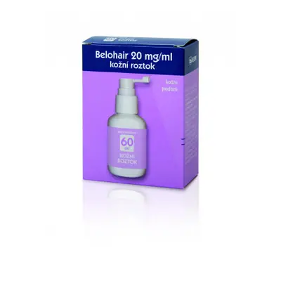 Belohair 2% drm. sol. 1 x 60 ml