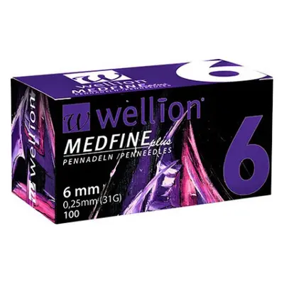 Wellion Medfine Plus jehly 31Gx6 mm 100 ks