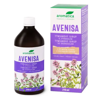 AROMATICA Avenisa tymiánový sirup+jitrocel 210 ml