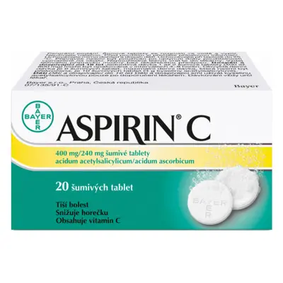 ASPIRIN C POR 400MG/240MG TBL EFF 20