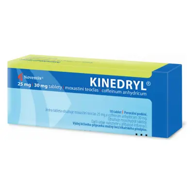 KINEDRYL POR 25MG/30MG TBL NOB 10