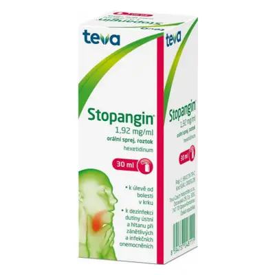 Stopangin 1,92 mg/ml orm.spr.sol.30 ml