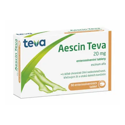 Aescin-Teva por.tbl.ent. 90 x 20 mg