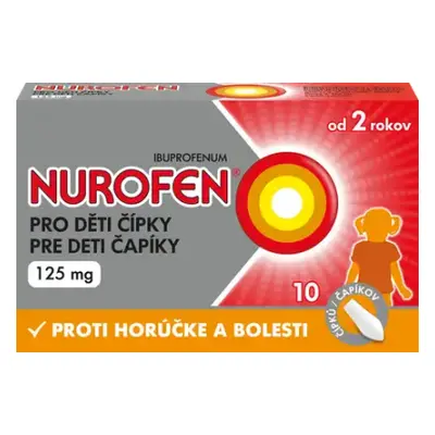 NUROFEN PRO DĚTI RCT 125MG SUP 10