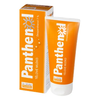 Panthenol tělové mléko 7% 200ml Dr.Müller