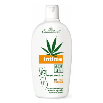 Cannaderm Intime NEW mycí emulze 150+50ml ZDARMA