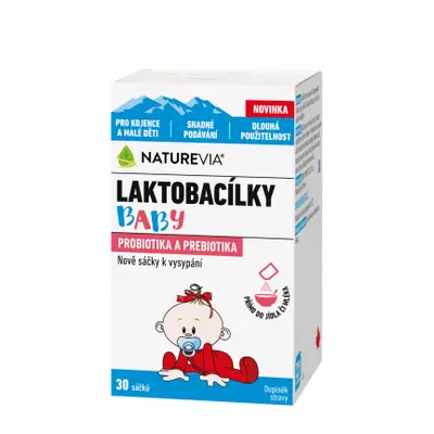 NatureVia Laktobacílky baby 30 sáčků