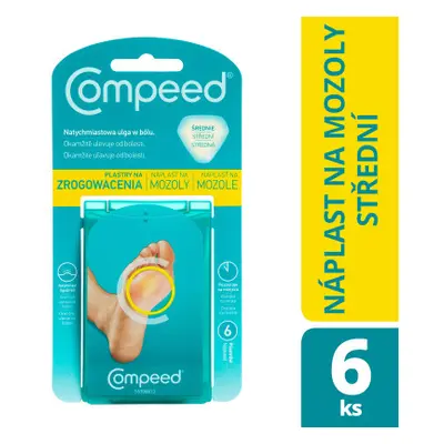 Compeed náplast na mozoly střední 6 ks