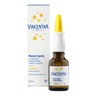 Vincentka nosní sprej JUNIOR hypotonický 25 ml