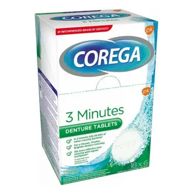 Corega Tabs 3 Minutes Daily cleanser 108ks