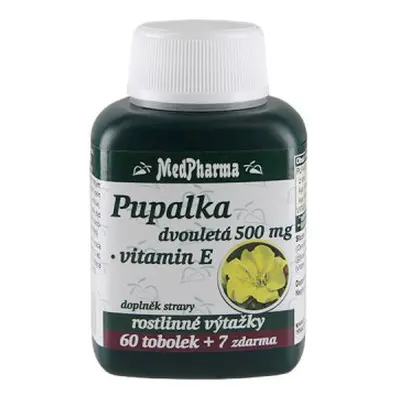 MedPharma Pupalka dvouletá 500mg+vit.E tob.67