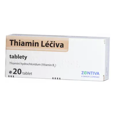 THIAMIN LÉČIVA POR 50MG TBL NOB 20