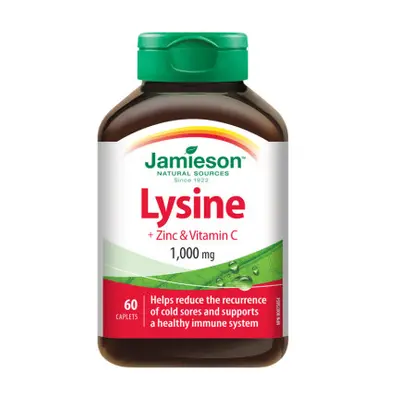 JAMIESON Lysin 1000mg se zinkem a vit.C tbl.60