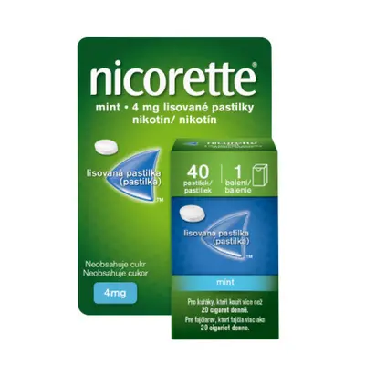 Nicorette Mint 4mg pas.cmp.40