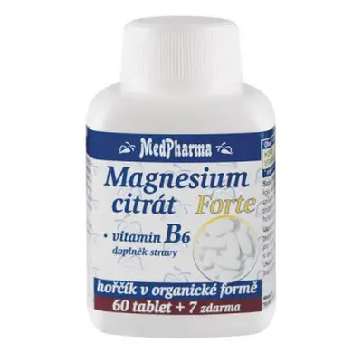 MedPharma Magnesium citrát Forte B6 tbl.67