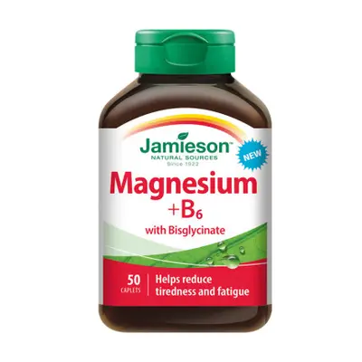 JAMIESON Hořčík+vitamín B6 s bisglycinátem tbl.50