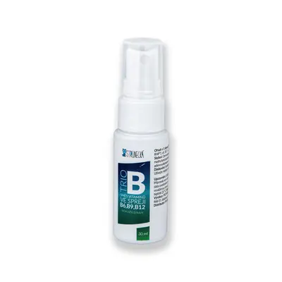 Strunecká Trio B - kombinace vitaminů B6, B9, B12 ve spreji 30 ml