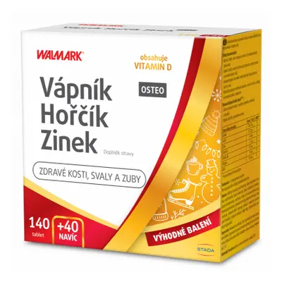 Walmark Vápník-Hořčík-Zinek tbl.140+40 Promo 2024