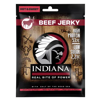 INDIANA Jerky hovězí Hot & Sweet 25g