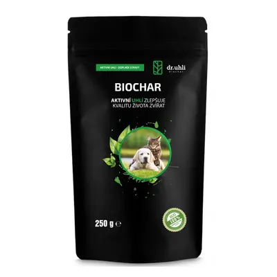 DR UHLI Biochar Aktivní uhlí pro zvířata Prášek 250g