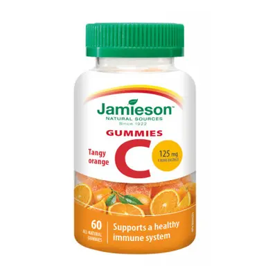 JAMIESON Vitamín C Gummies pomeranč pastilky 60ks