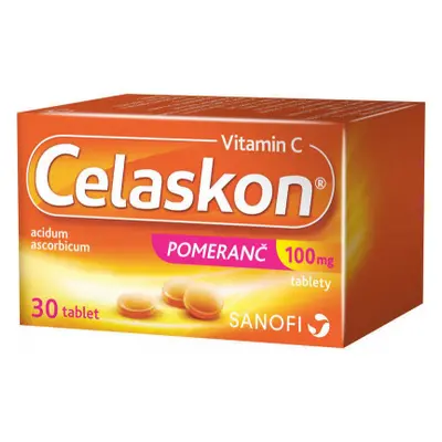 Celaskon Vitamin C 100 mg Pomeranč 30 tablet