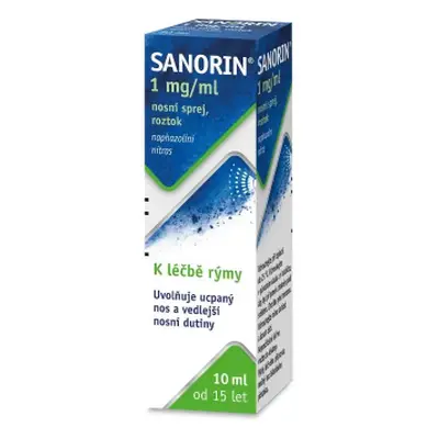 Sanorin 1mg/ml nas.spr.sol.1x10ml