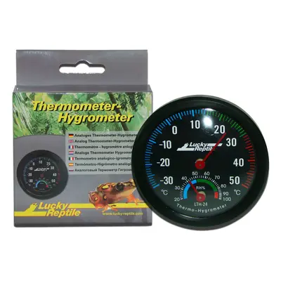 Lucky Reptile Thermometer & Hygrometer Teploměr s vlhkoměrem ø 7 cm