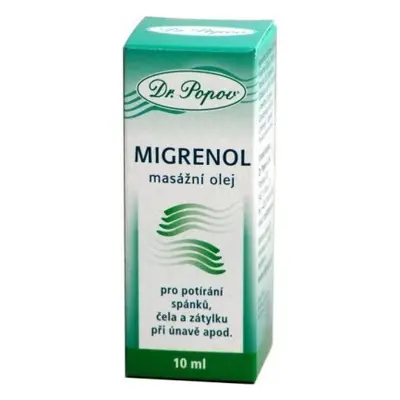 Dr. Popov Migrenol masážní olej 10 ml