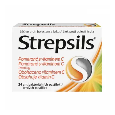 STREPSILS POMERANČ S VITAMINEM C ORM PAS 24