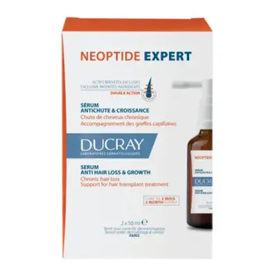 DUCRAY Neoptide Expert Sérum proti vypadávání vlasů & růst 2 x 50 ml