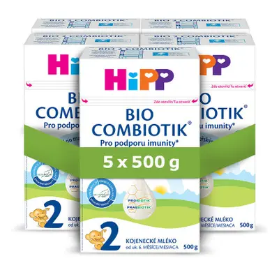 HiPP MLÉKO HiPP 2 BIO Combiotik 5x500g