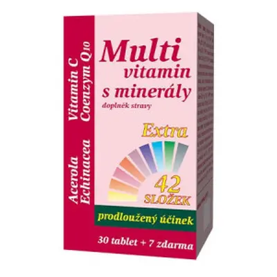 MedPharma Multivitamín s minerály+extra C tbl.37