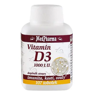 MedPharma Vitamin D3 1000 I.U. 107 tobolek