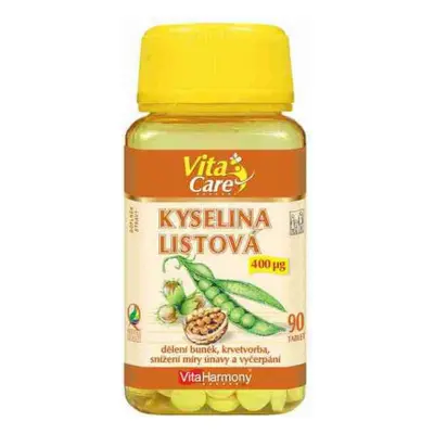 VitaHarmony Kyselina listová tbl.90x400mcg