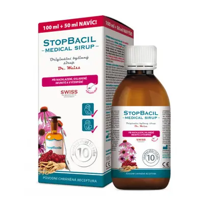 STOPBACIL Medical sirup Dr. Weiss 100+50ml NAVÍC