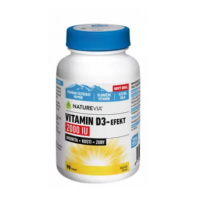 NatureVia Vitamin D3-Efekt 2000IU tbl.90