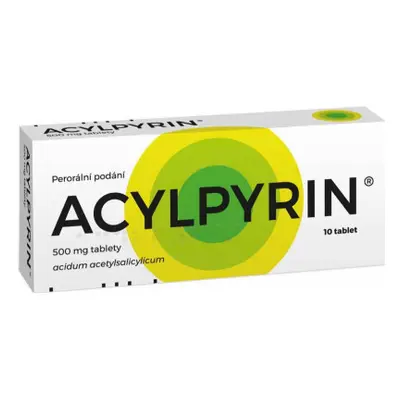 ACYLPYRIN POR 500MG TBL NOB 10