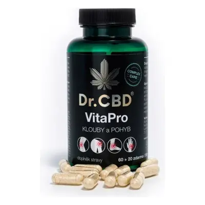 Dr. CBD VitaPro klouby a pohyb 60 + 20 kapslí